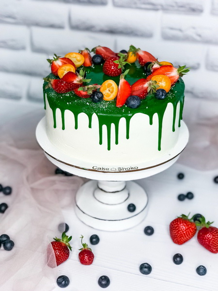 Торт Зеленое Сияние - фото