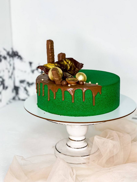 Торт Зеленый - фото